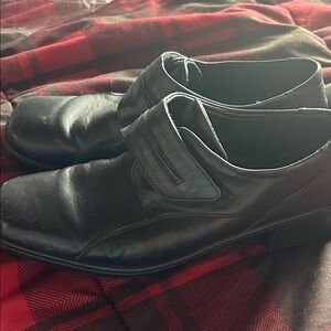 Josef Seibel Black Leather Loafers